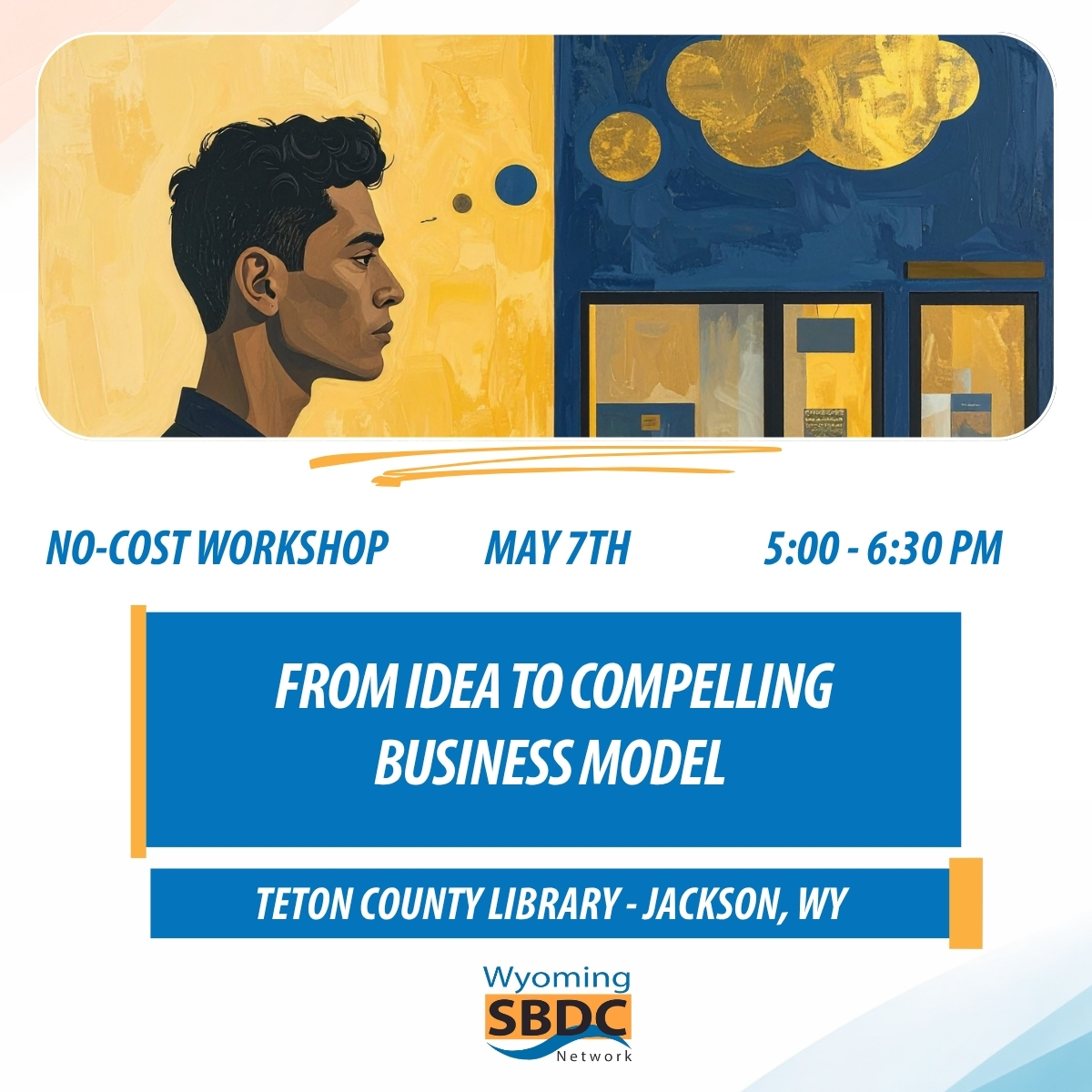 A man thinking about a small business