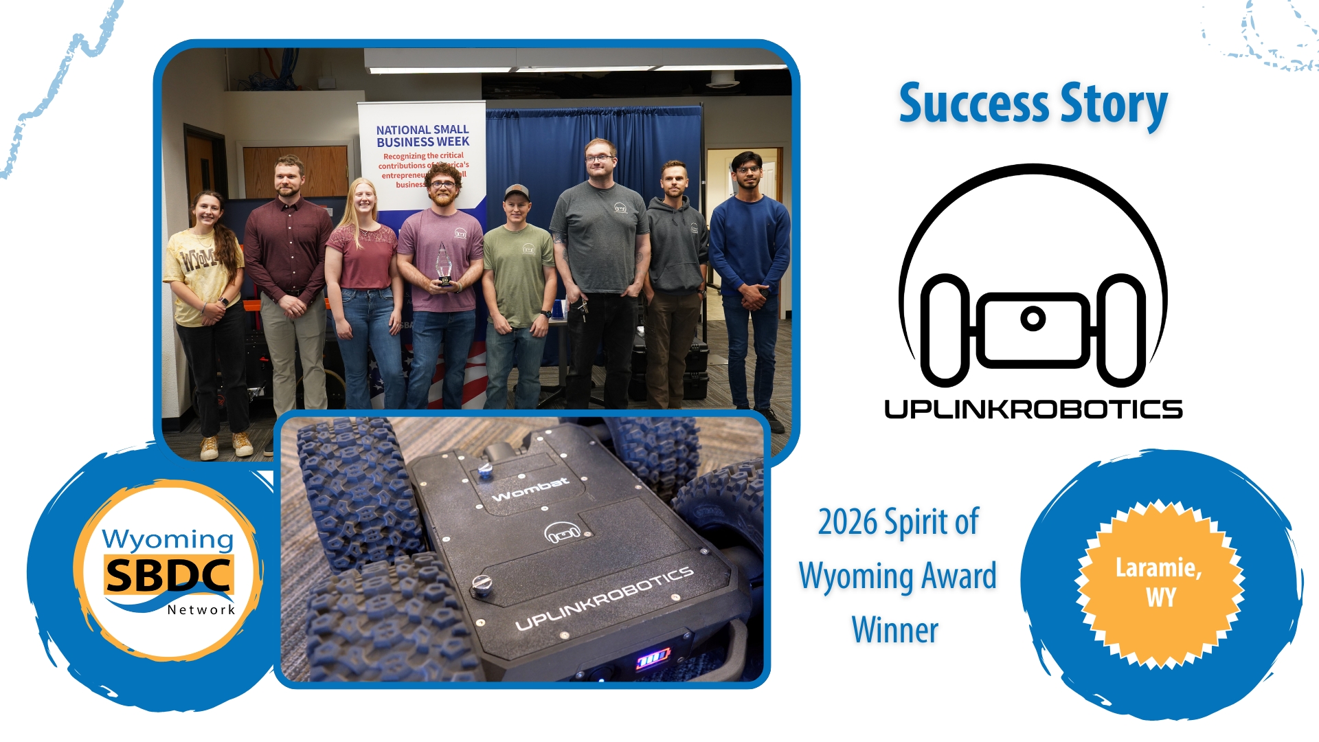 UplinkRobotics - 2026 Spirit of Wyoming Award Winner