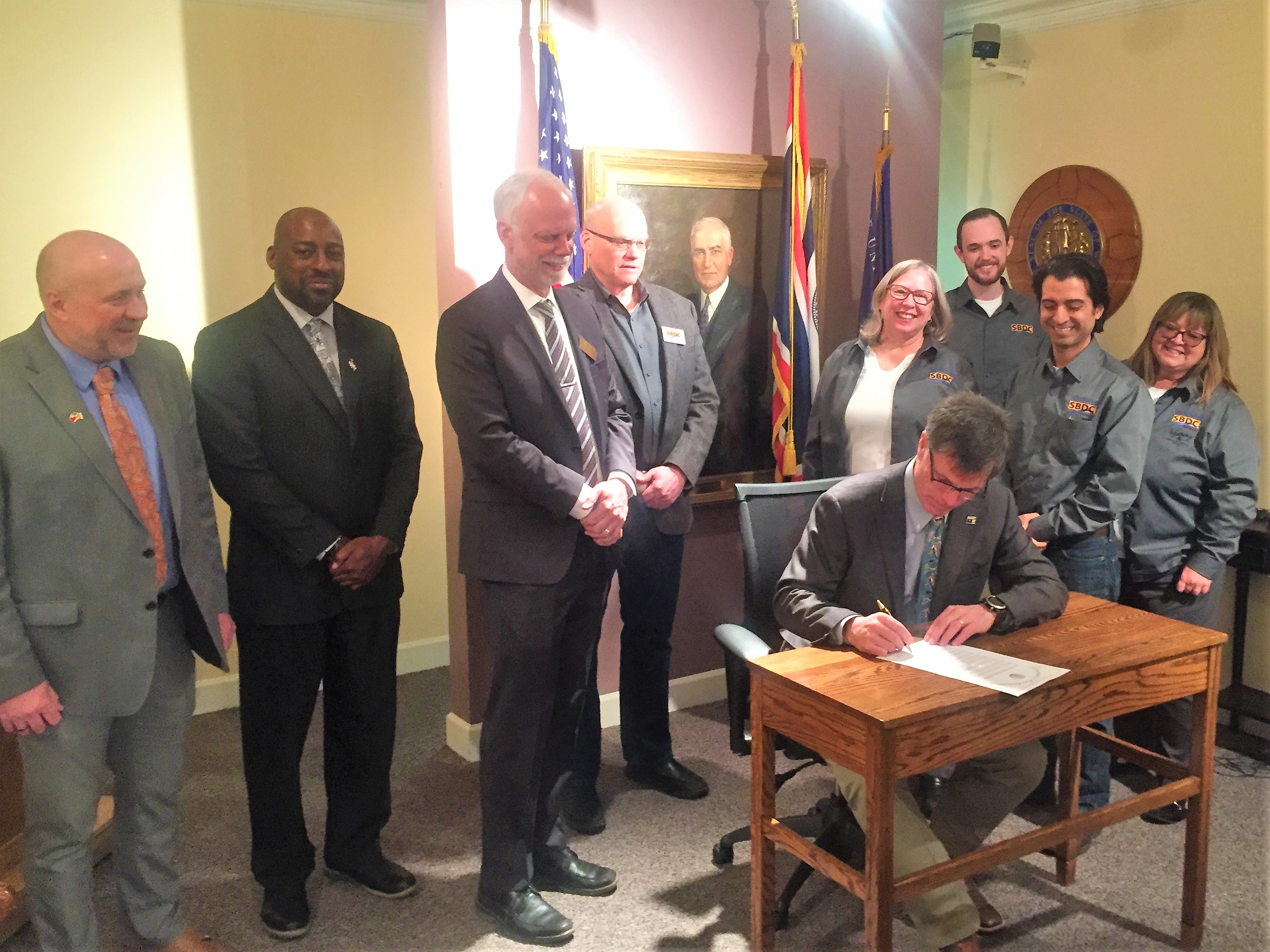 Governor Signs SBDC Day Proclamation