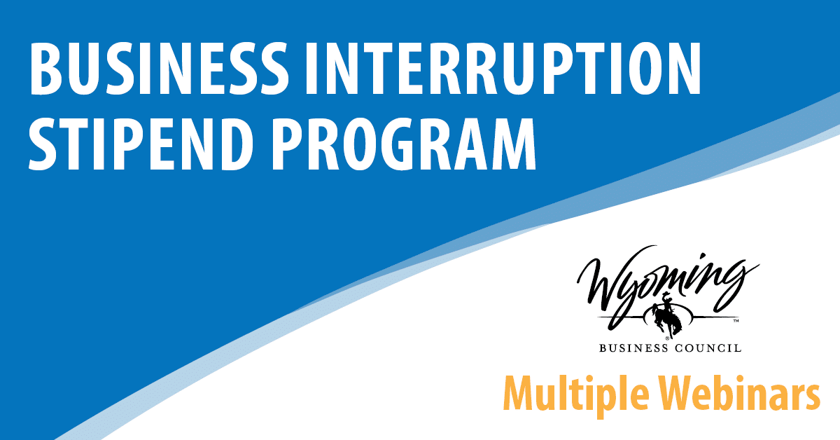 Business Interruption Stipend Program Webinar
