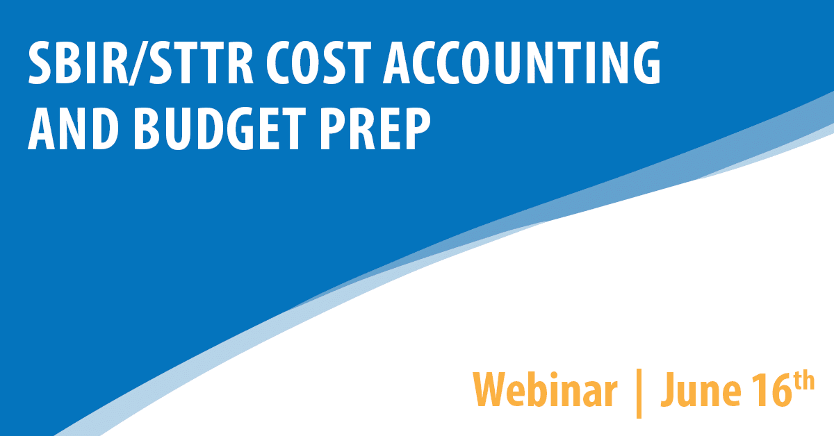 SBIR/STTR Cost Accounting and Budget Prep