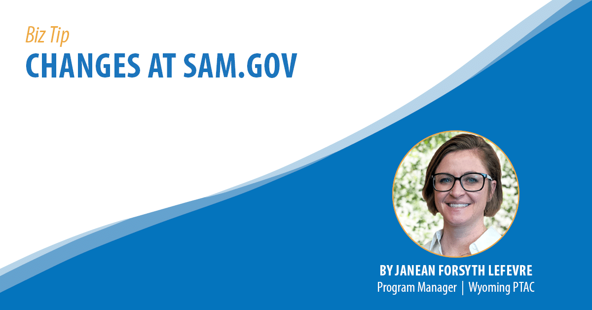 Changes at SAM.gov