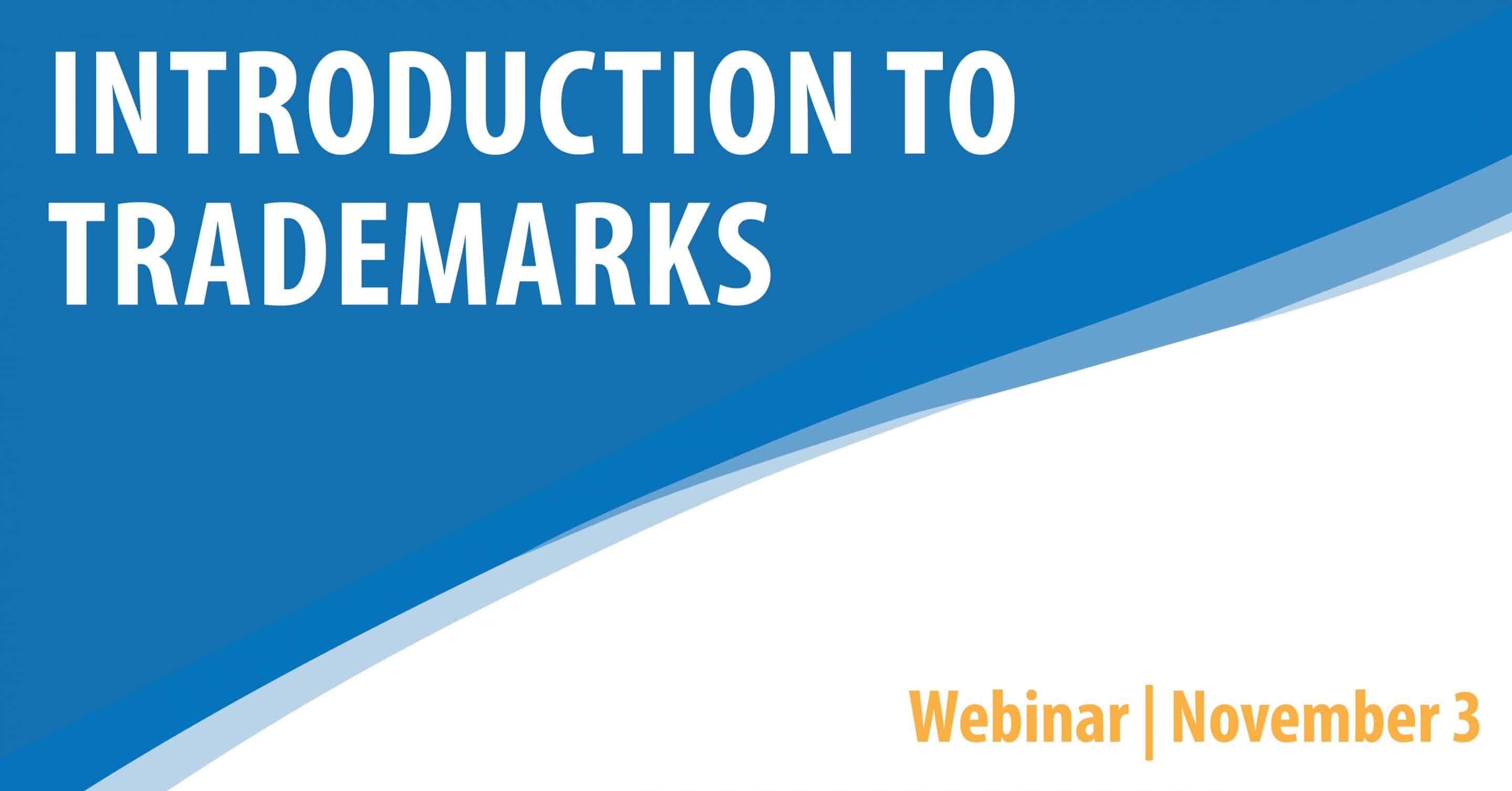 Introduction To Trademarks