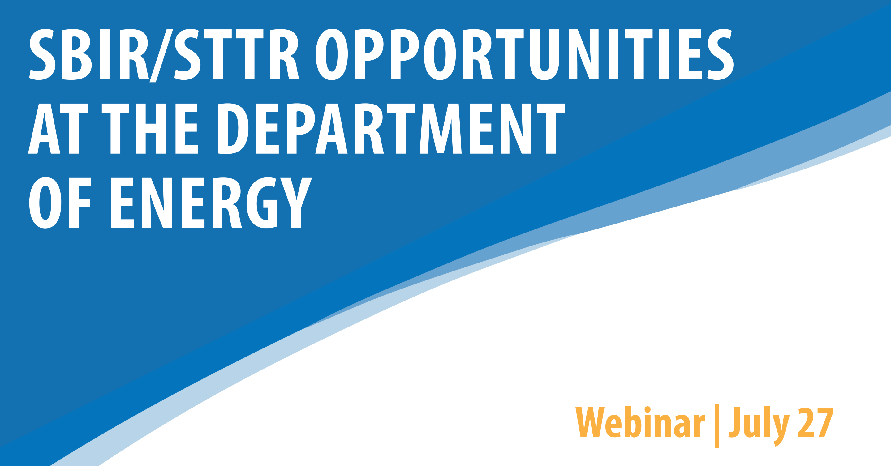 SBIR/STTR Opportunities at the Department of Energy